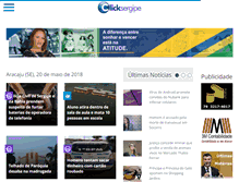 Tablet Screenshot of clicksergipe.com.br